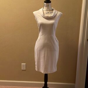 Banana Republic funnel cowl neck dress